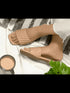 Peachy Furrowed Flats - cunei